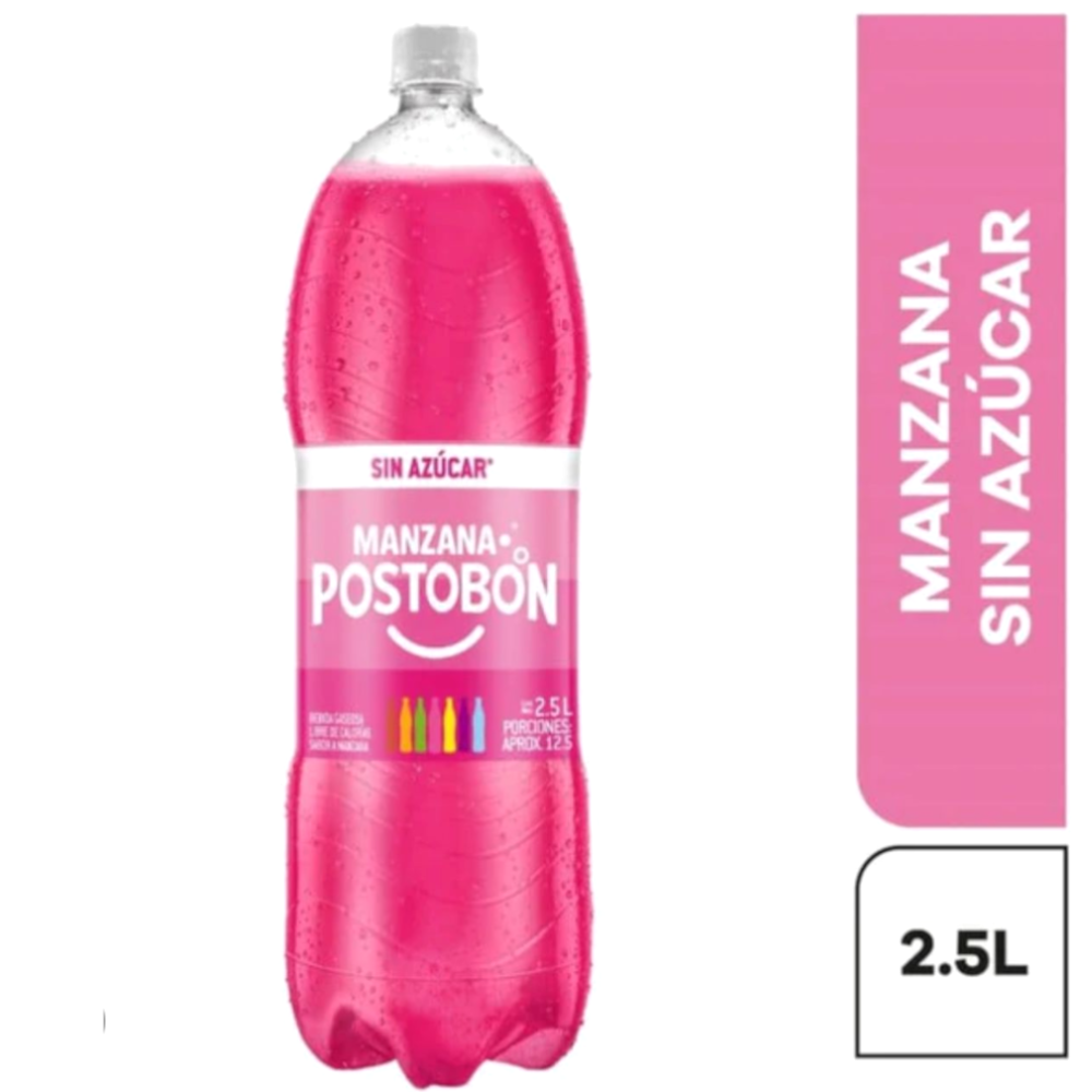 Manzana Postobon Sin Azúcar 2500Ml | SuperBooM